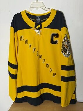 Box Lunch Harry Potter Hufflepuff Hockey Style Jersey 2XL Wizarding World